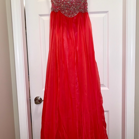 Sherri Hill Strapless Prom Dress - Picture 3 of 5